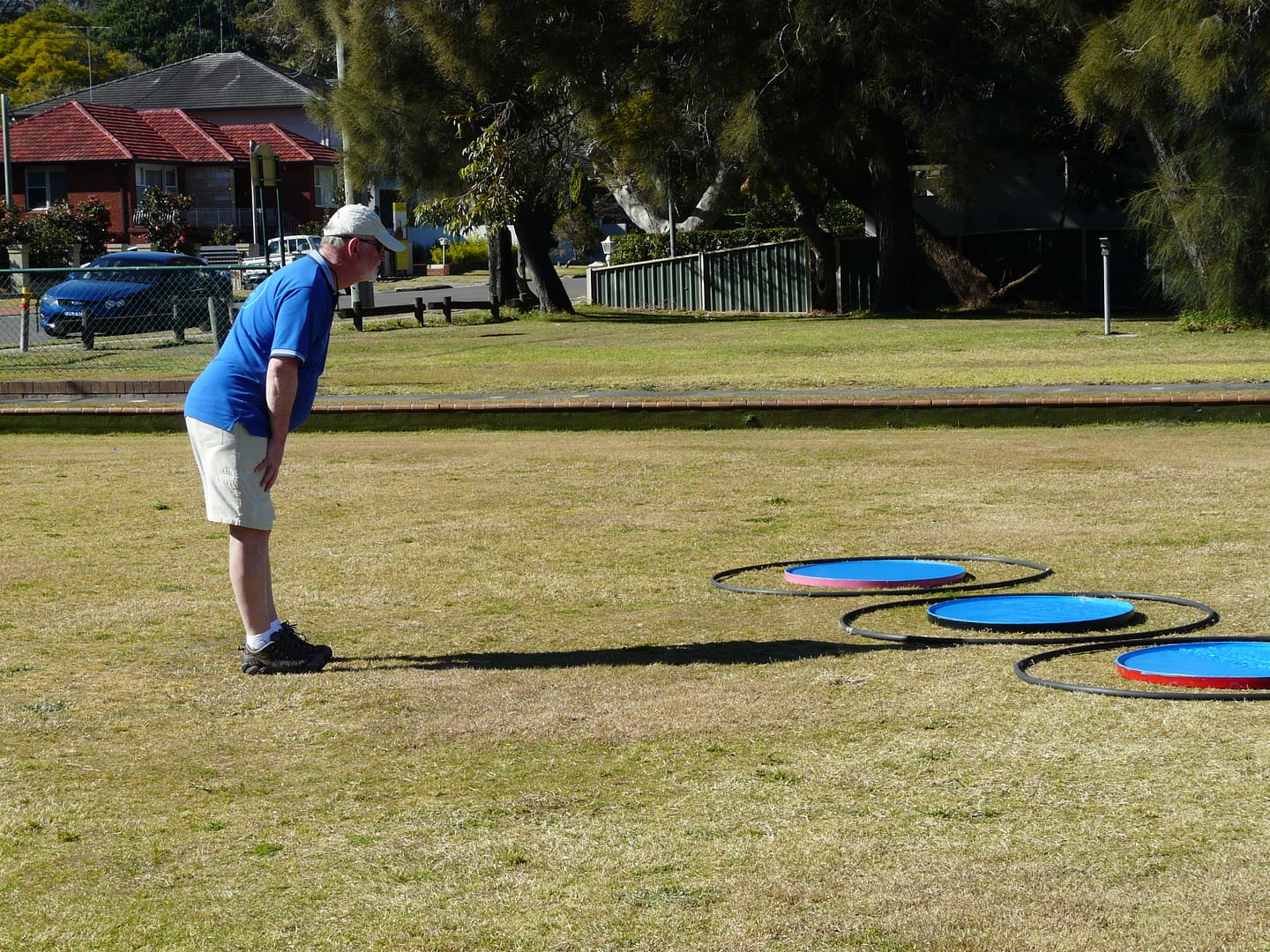 Lakeside fly casting