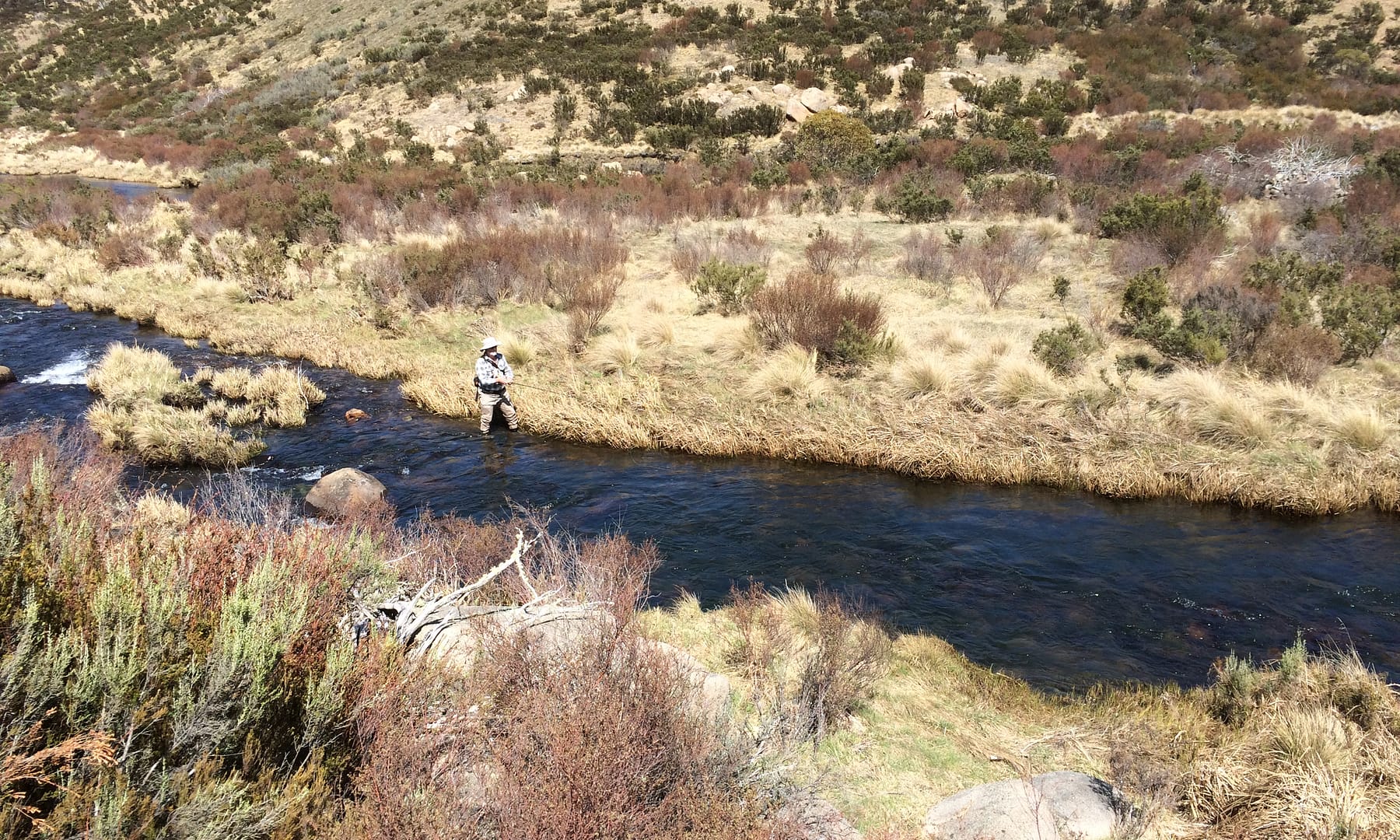 Eucumbene river in the NSW Snowy Mountains
