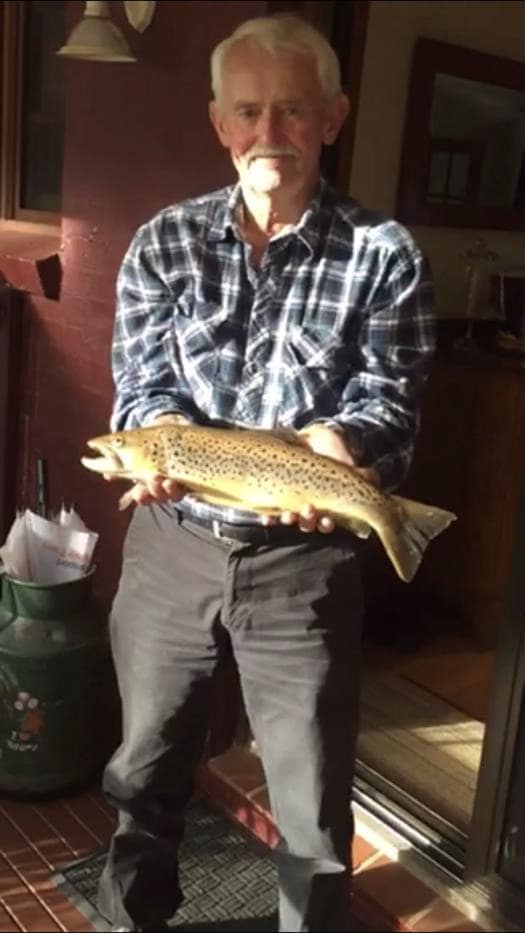 Brown trout caught in central west NSW